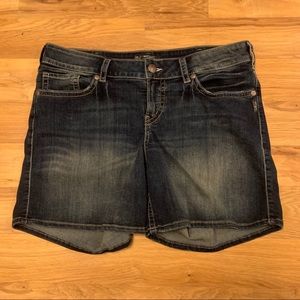 Silver suki mid jean shorts